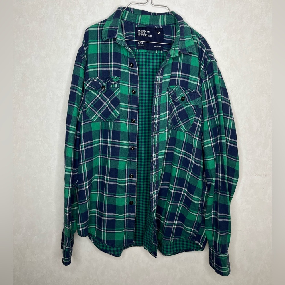American Eagle Vintage Fit Men’s Large Flannel